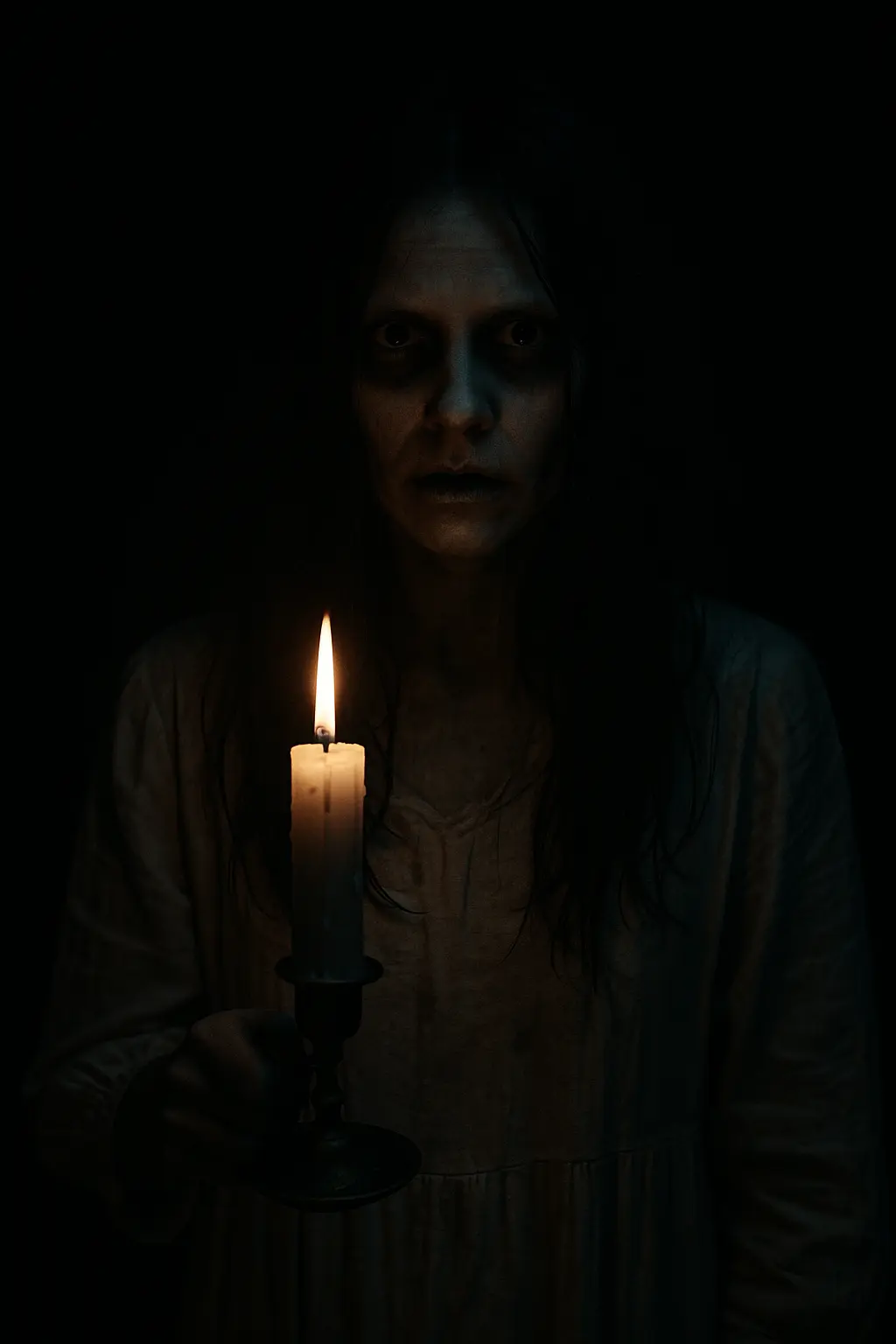Poster for the current challenge. Theme: Horror. Element: A Candle.