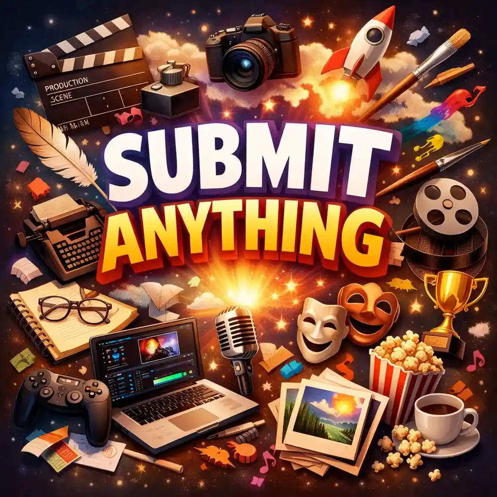 Poster for the Submit Anything challenge.